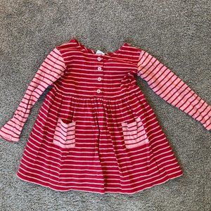 Vintage Hanna Andersson Long Sleeve Dress Size 110 (5)